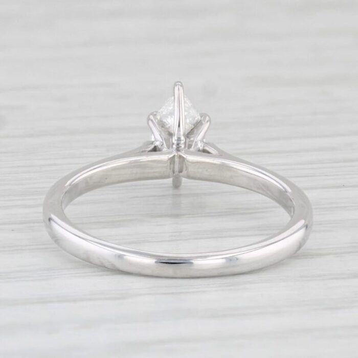 046ctw vs2 marquise diamond solitaire engagement ring 14k white gold size 625 4159