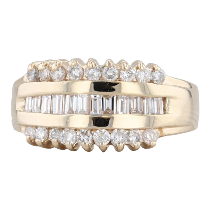 075ctw diamond ring 14k yellow gold size 725 5541