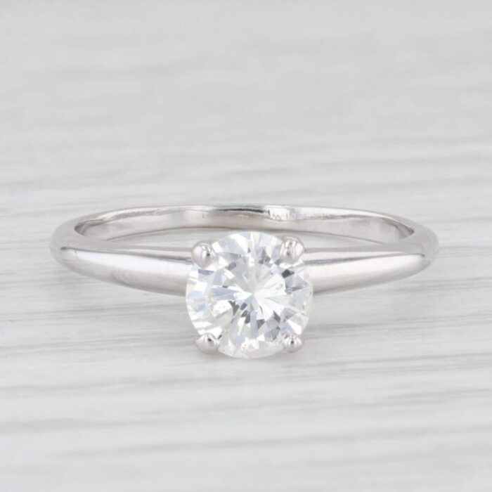 083ct round solitaire diamond engagement ring 14k white gold size 65 6279