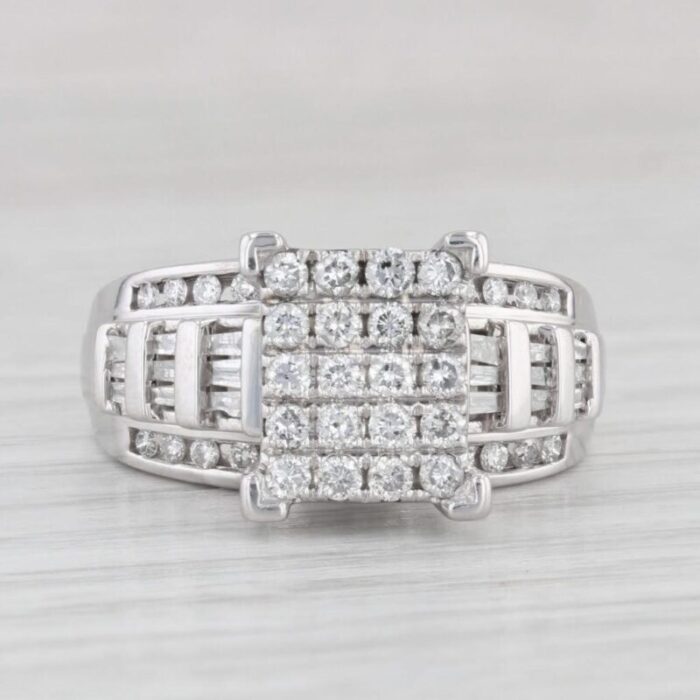 084ctw diamond engagement ring 10k white gold size 85 bridal 7147