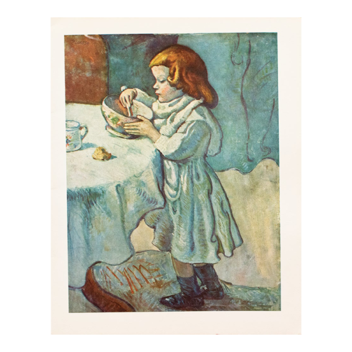 1952 after pablo picasso le gourmet period full color print 2666