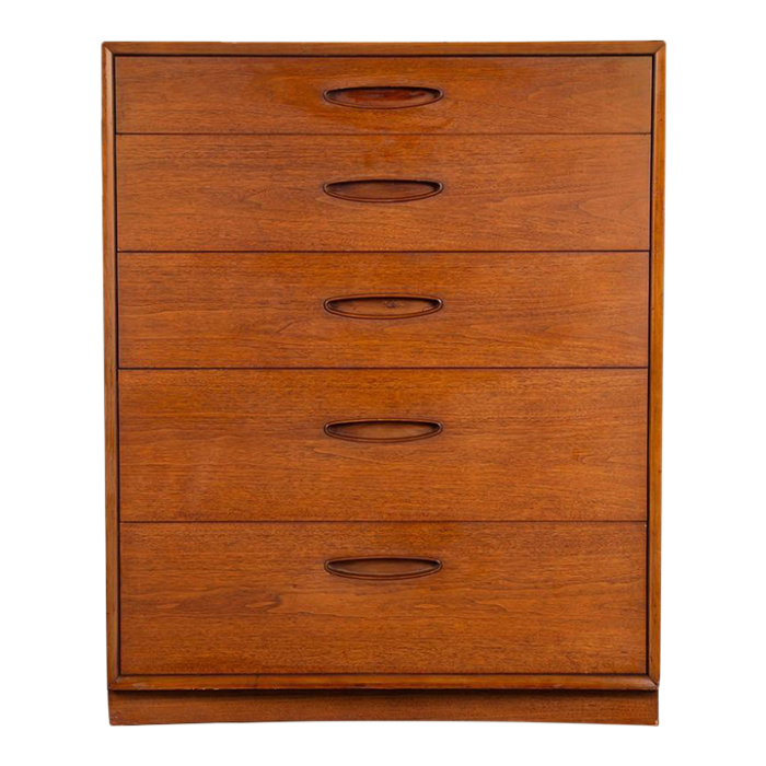 1960s mid century modern highboy dresser by henredon 0926