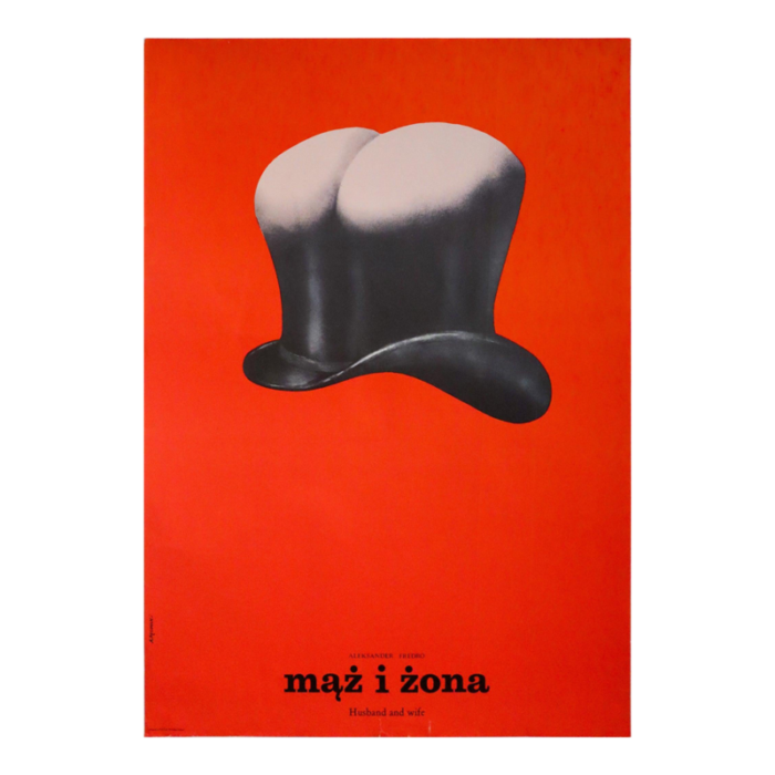 1985 polish movie poster maz i zona husband and wife pagowski 2257