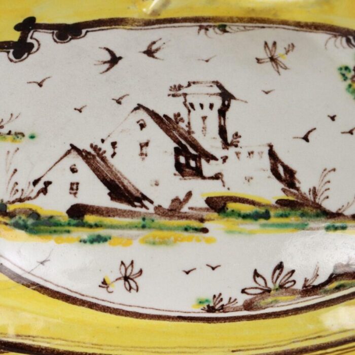 19th century ceramic majolica tureen italy 9