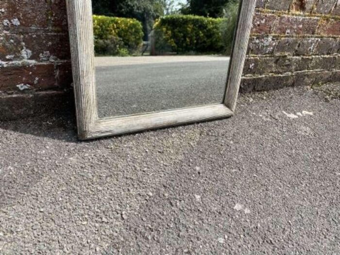 19th century french carved wood and gesso mirror 0292