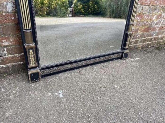 19th century french carved wood and gesso mirror 7121