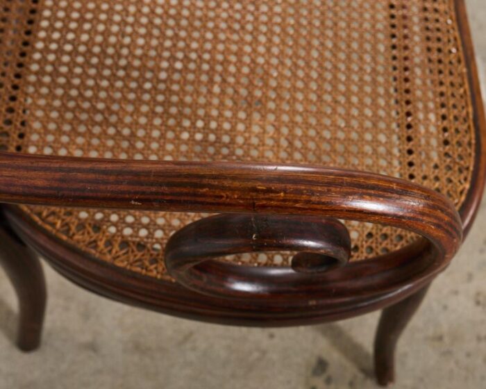 19th century thonet no 5 bentwood cane settee 1503