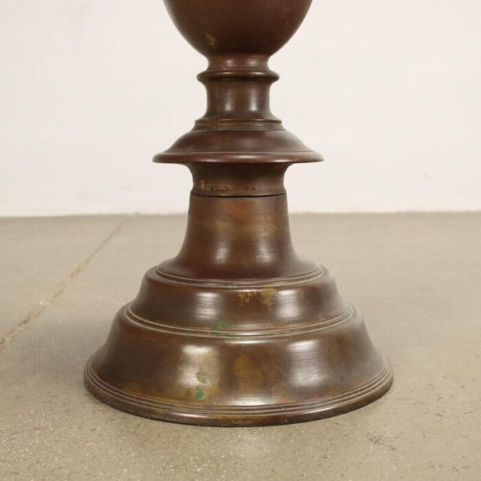 19th or 20th century bronze candleholder italy 5