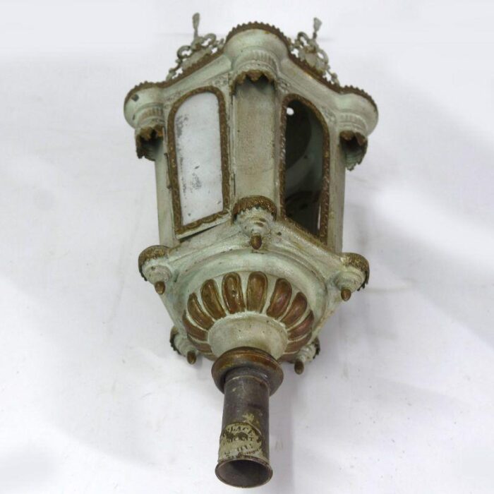 19th century processional lantern in lacquered sheet metal 3 master