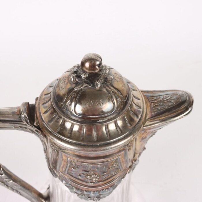 20th century art nouveau silver jug france 7