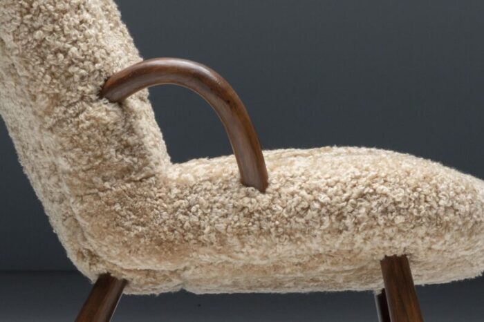 Clam Chair in Sheepskin by Philip Arctander Goldwood 7 master