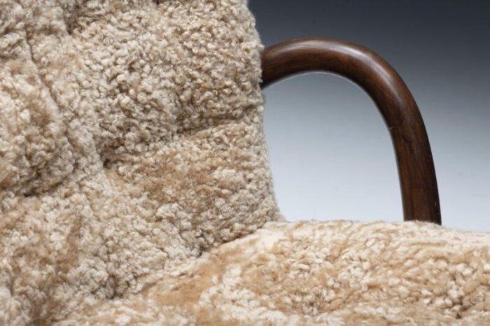 Clam Chair in Sheepskin by Philip Arctander Goldwood 9 master