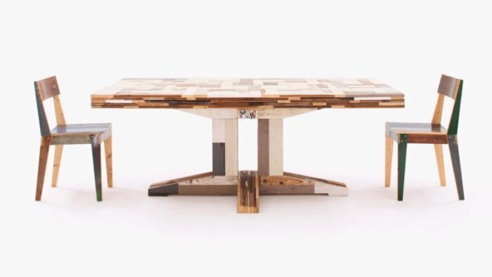 Scrapwood furniture Piet Hein Eek dezeen 03 1938 master