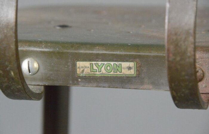 american industrial chair by lyon 1930s 0021