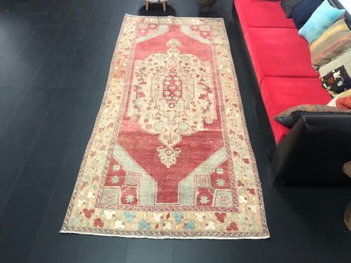 anatolian wool vintage oushak rug 2