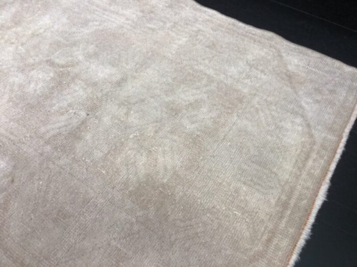 antique beige wool runner rug 8