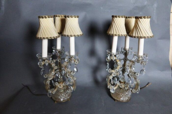 antique bronze candleholders set of 2 9