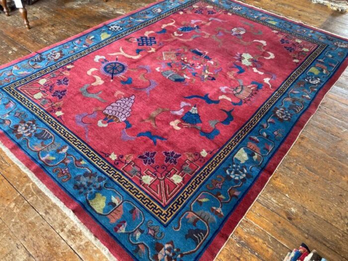 antique chinese art deco rug 1920s 2520