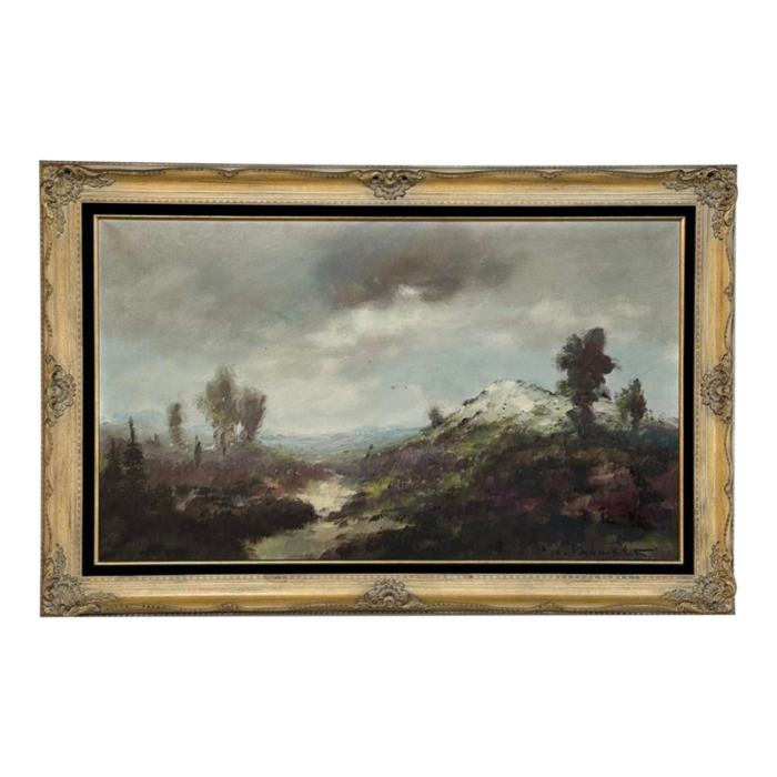 antique framed oil painting on canvas by henri joseph pauwels 1903 1983 2208