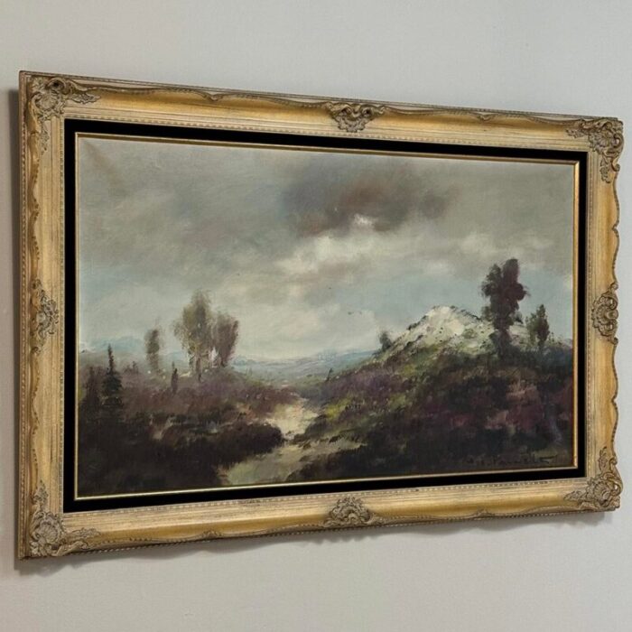 antique framed oil painting on canvas by henri joseph pauwels 1903 1983 8328