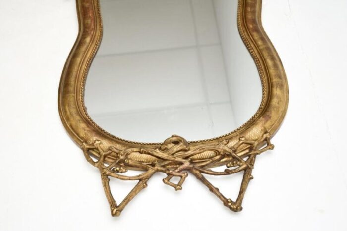 antique italian giltwood mirror 1860 1039