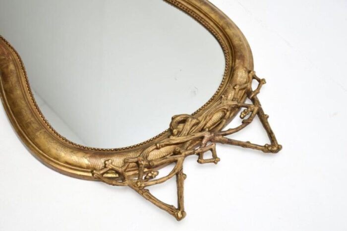 antique italian giltwood mirror 1860 2508