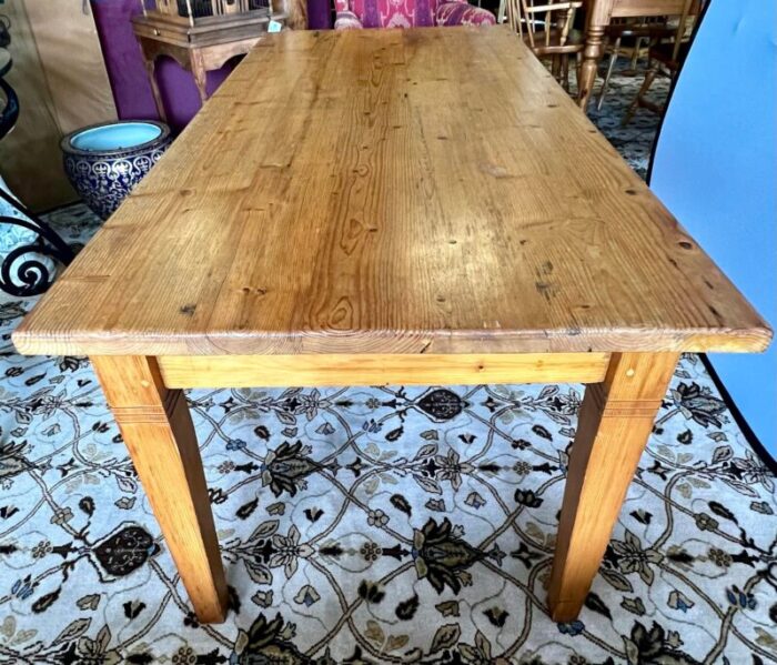 antique pine farmhouse dining table 1813