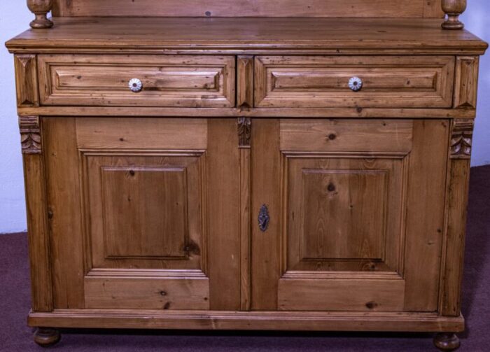 antique pine kitchen dresserbuffet 1910 5242