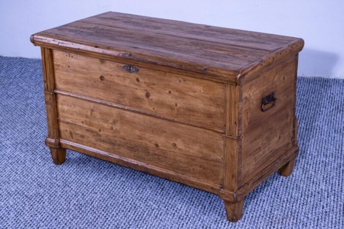 antique pine trunkchest 1890s 7974