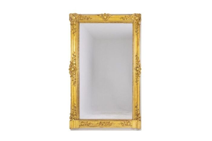 antique regency style mirror in gilded wood 1