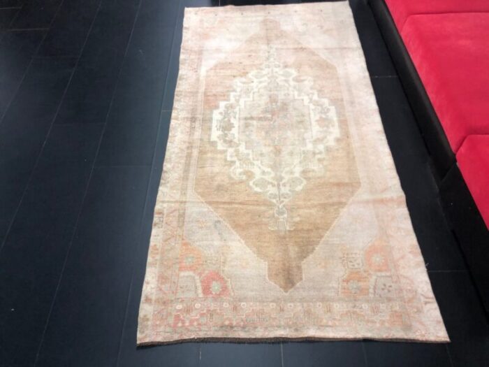 antique turkish pale rug in wool 3