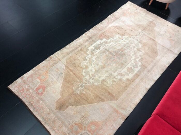 antique turkish pale rug in wool 5