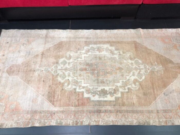 antique turkish pale rug in wool 8