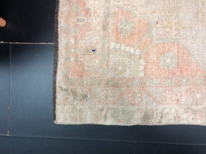 antique turkish pale rug in wool 9