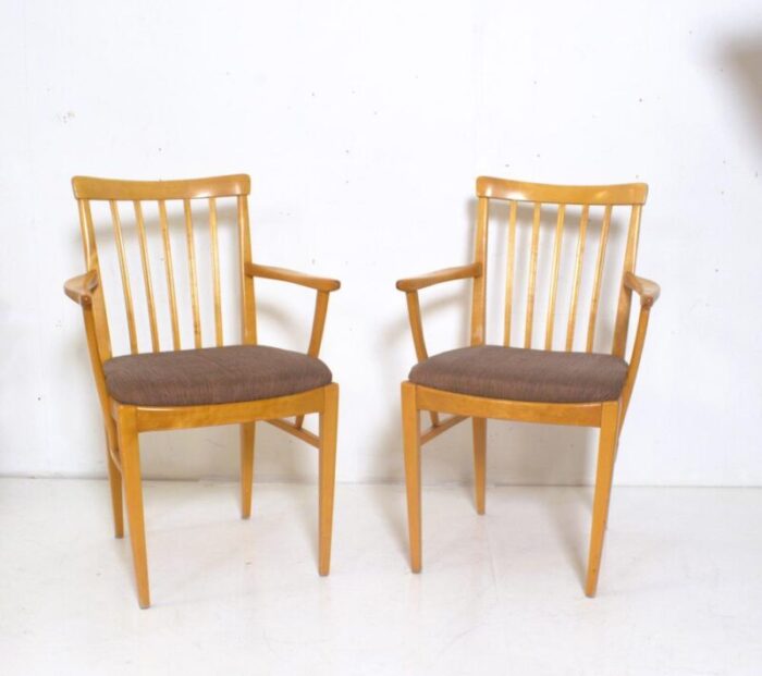 armchairs by carl malmsten for afor mobelfabrik set of 2 4754