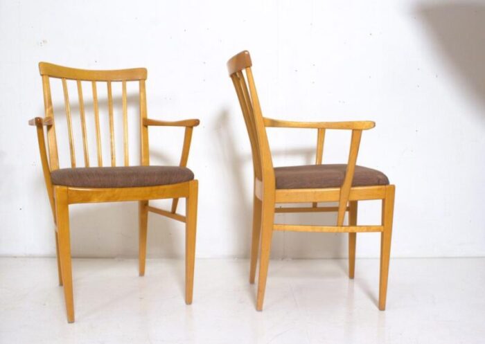 armchairs by carl malmsten for afor mobelfabrik set of 2 5087