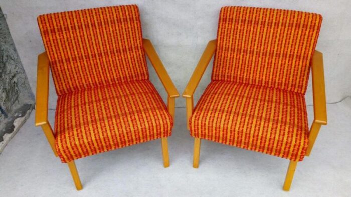 armchairs by frantisek jirak for tatra 1960s set of 2 0173