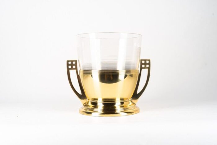 art deco bowl brass and glass viennas around 1920s 3