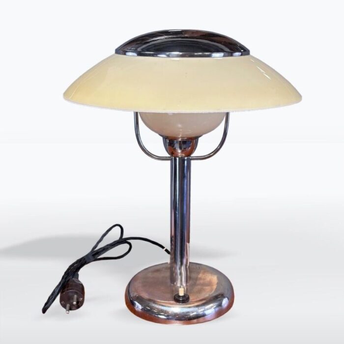 art deco chrome table lamp 1930s 3309