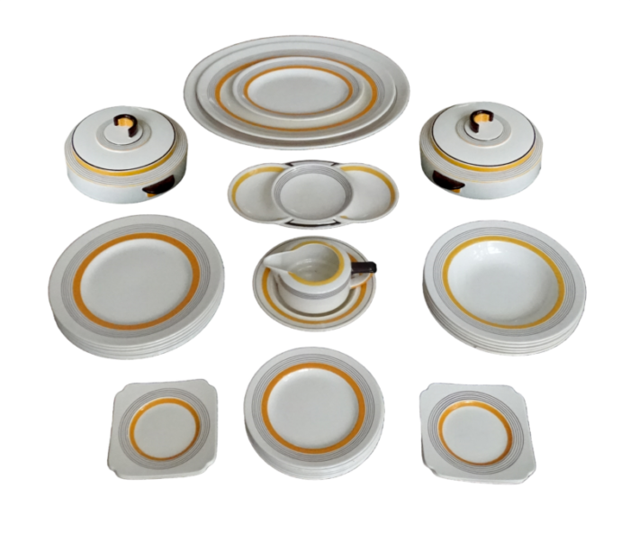 art deco dinneware service from royal doulton 1930s set of 27 5482