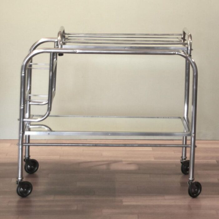 art deco french bar trolley 1940s 8797