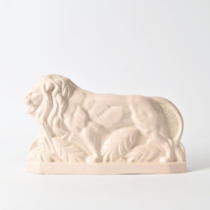 art deco lion from saint clement 1930s 1