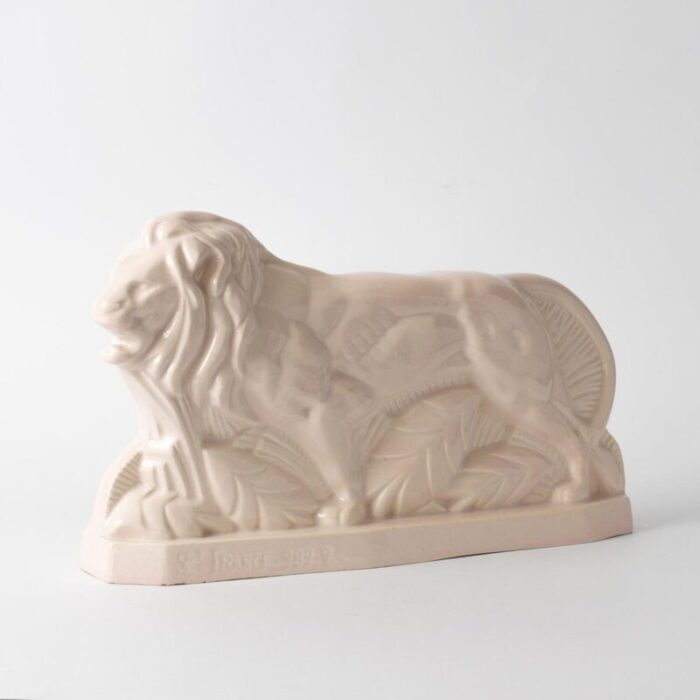 art deco lion from saint clement 1930s 2