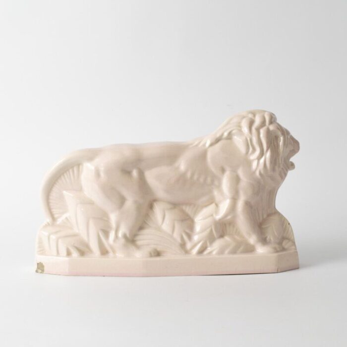 art deco lion from saint clement 1930s 4