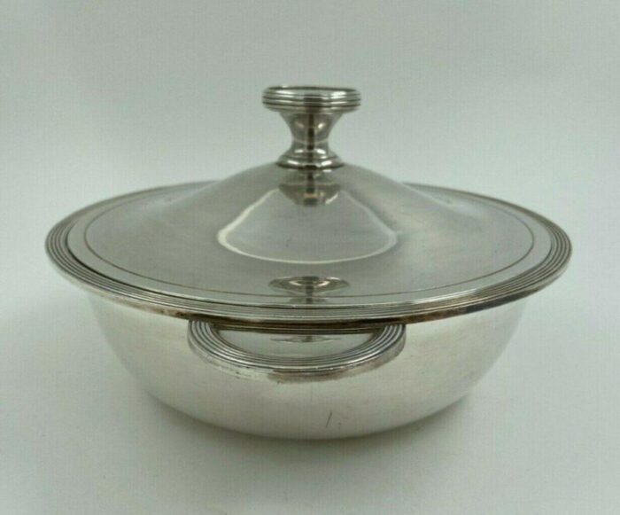 art deco silver plated metal tureen from christofle 3