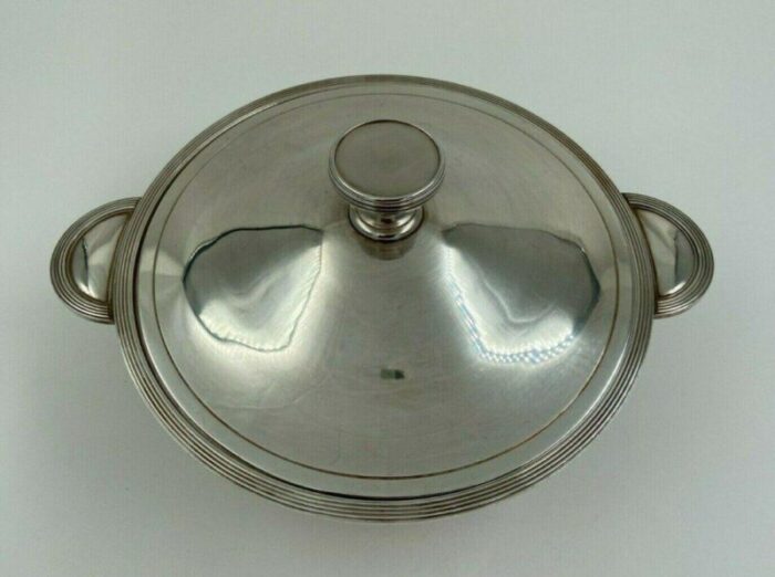 art deco silver plated metal tureen from christofle 7