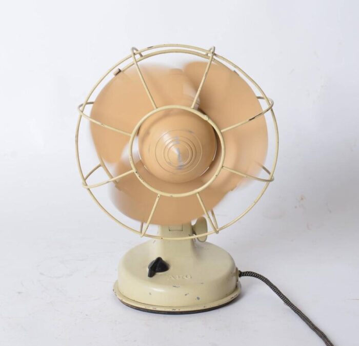 art deco table fan from aeg 1930s 0584