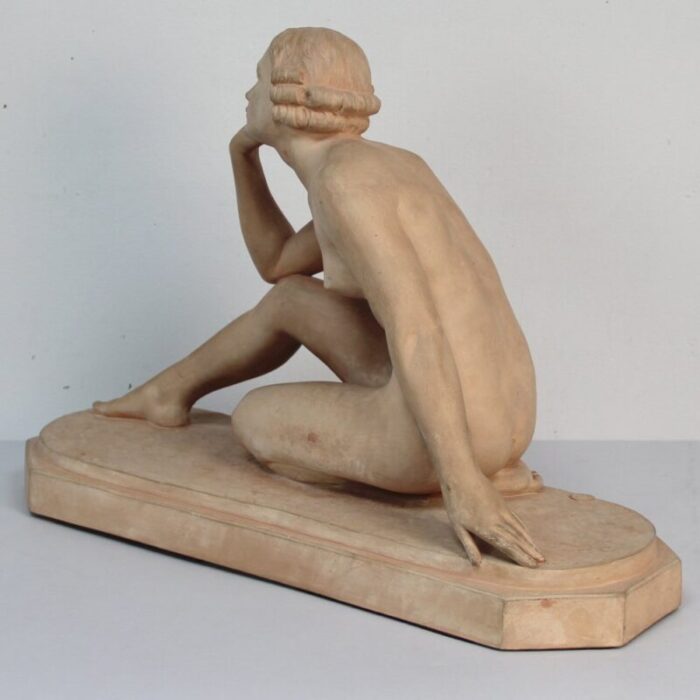 art deco terracotta sculpture by lucien alliots 4