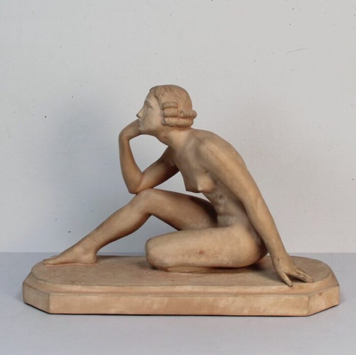 art deco terracotta sculpture by lucien alliots 8