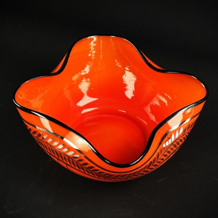 art nouveau glass bowl by michael powolny for loetz 1890s 5212